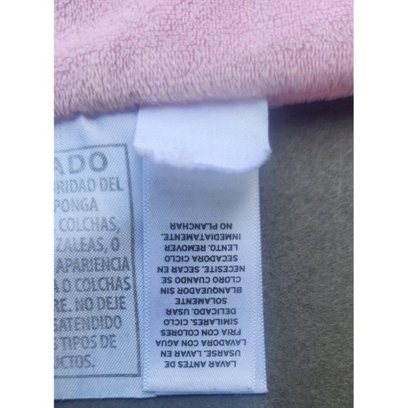 Carters Precious Firsts Frog Pink Security Plush Velour Rattle Blanket Lovey - Picture 9 of 12